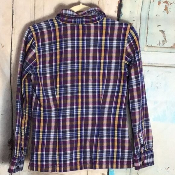 Patagonia Womans 2 X Small J Ford Organic Cotton Flannel Long Sleeve Button Down - Picture 5 of 5
